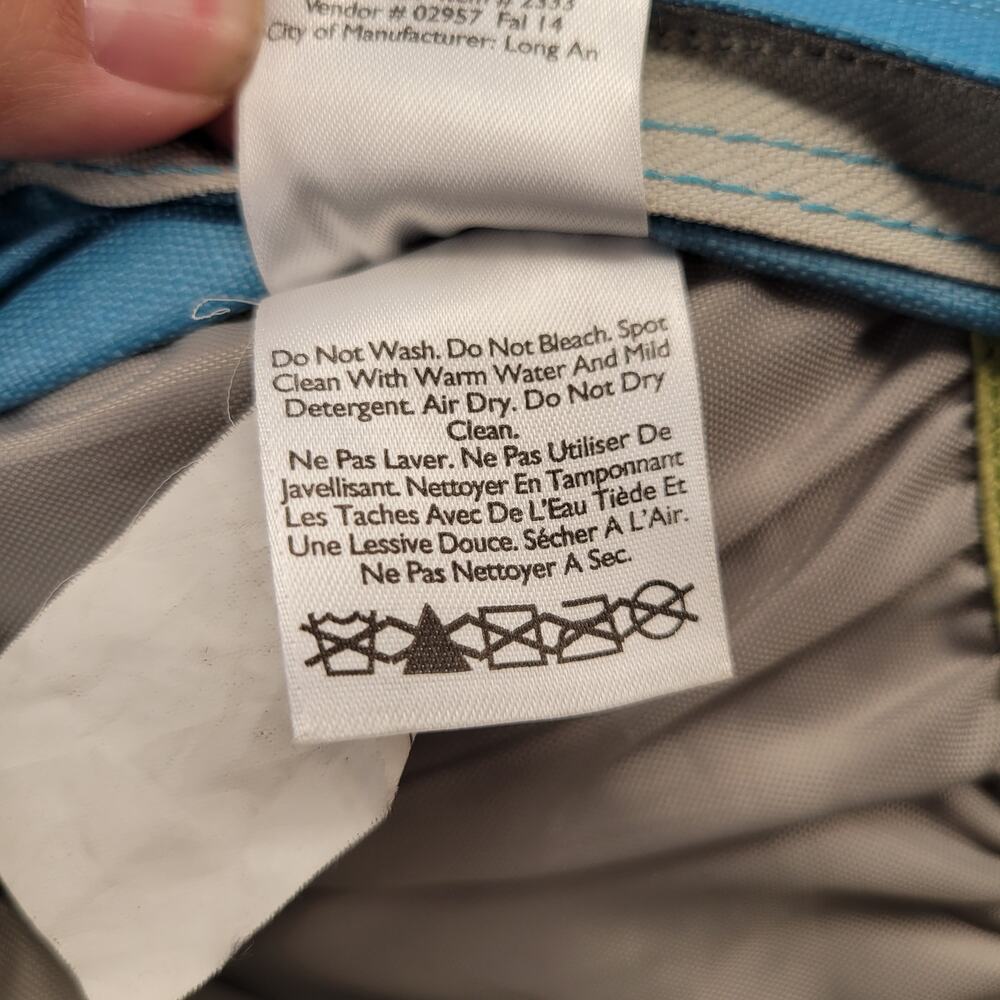 Eddie Bauer Shata Teal, Gray, Lime Adult Backpack - Picture 11 of 13
